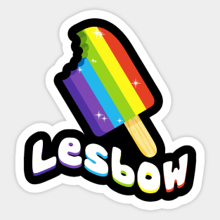 Lesbow Rainbow Ice cream Gay Pride Month t-shirt Shirt Tee Gift Sticker